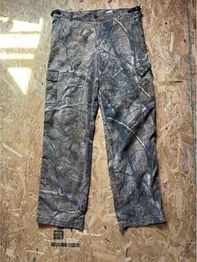 Vintage Ranger Camo Cargo Pants Men’s Medium Woodland Hunting Made in Pakistan